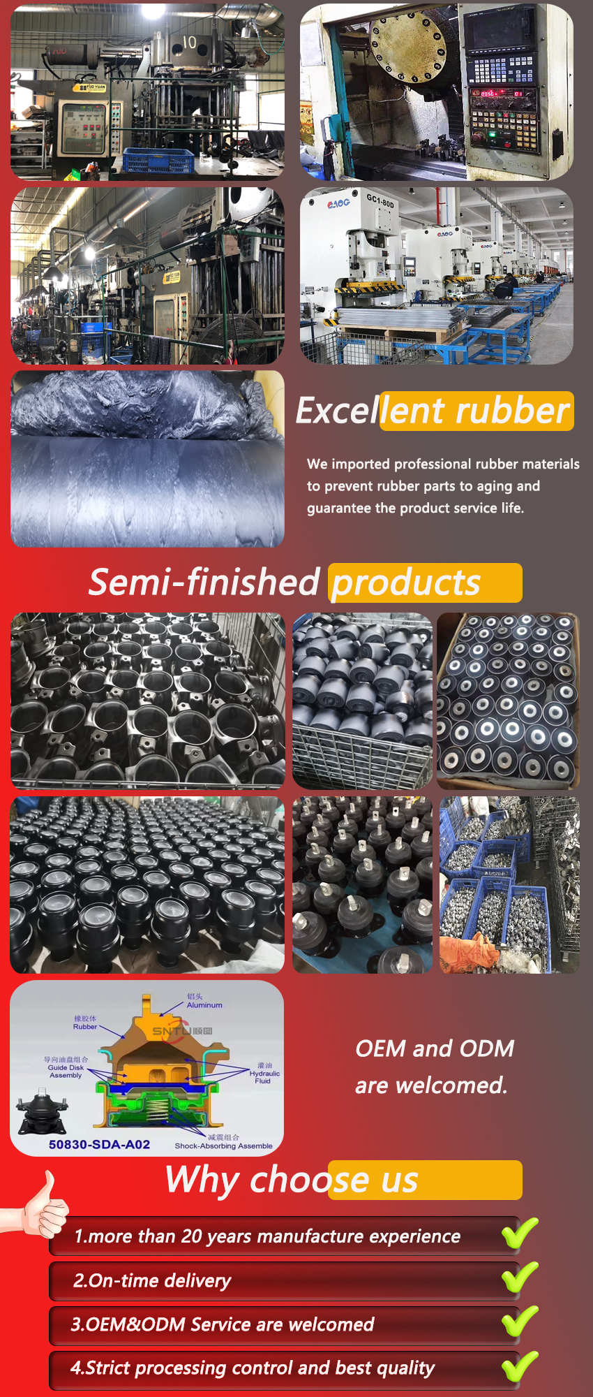 factory exports Parts for Chassis rubber manufacturer Altima Cefiro Murano Quest engine mount 11270-2Y010 for Nissan